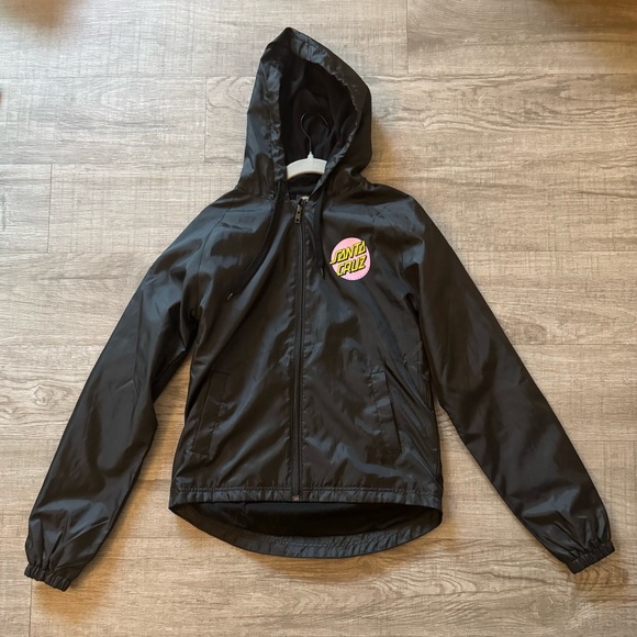 New Santa Cruz Dot Windbreaker Jacket Size Small - Picture 1 of 7
